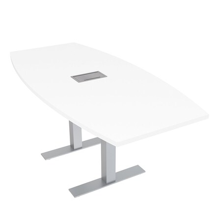 Skutchi Designs 33.5 in W, 71.5 in L, 29 in H, Engineered Wood Top, White HAR-BOT-34x70-T-ELEC-XD09